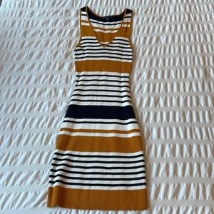 Kendall & Kyle Striped Midi Dress